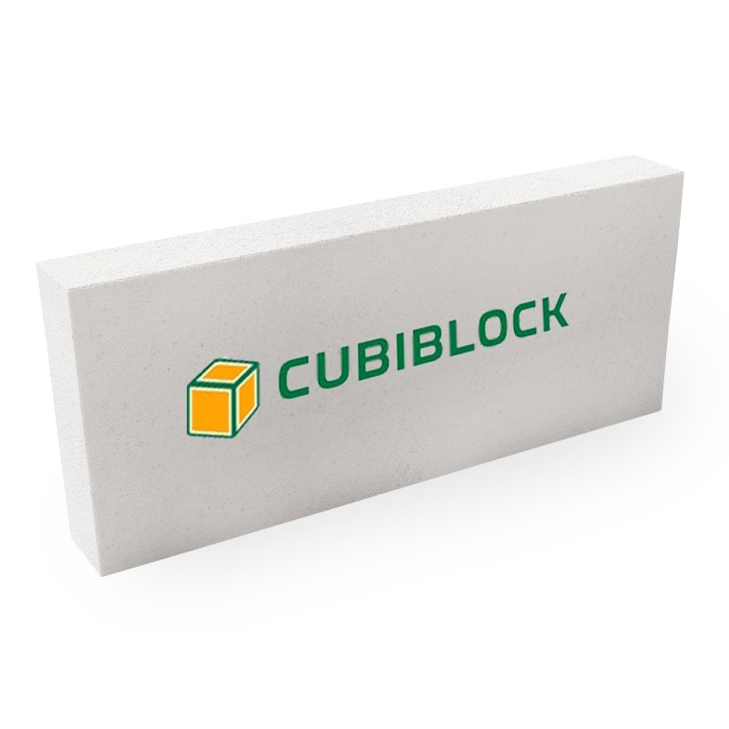 Газобетонный блок CUBIBLOCK D600 B3,5 F100 625х250х75 ровный