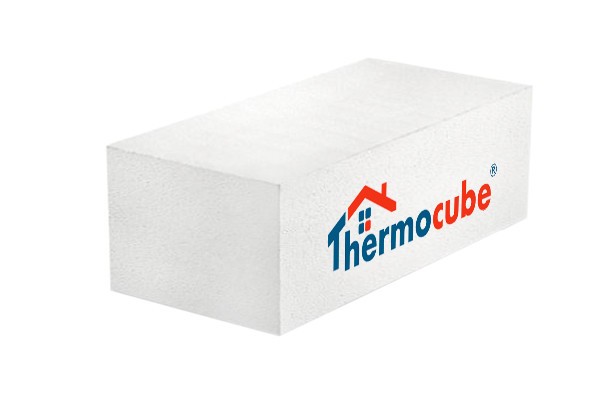Газосиликатный блок Thermocube КЗСМ плотностью D600, шириной 300 мм, длиной 600 мм, высотой 250 мм.