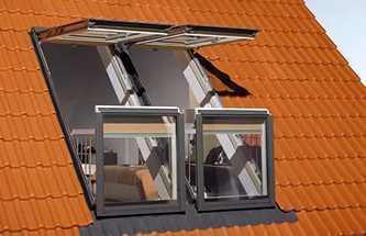 Окно-балкон FAKRO, модель FGH-V P2 Galeria
